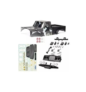Hobbytech Karosserie Crawler Survival 324 mm, Grau, 1:10