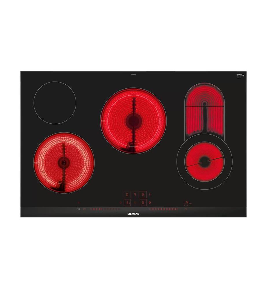 Table de cuisson iQ300 électrique 80 cm avec cadre - Noir