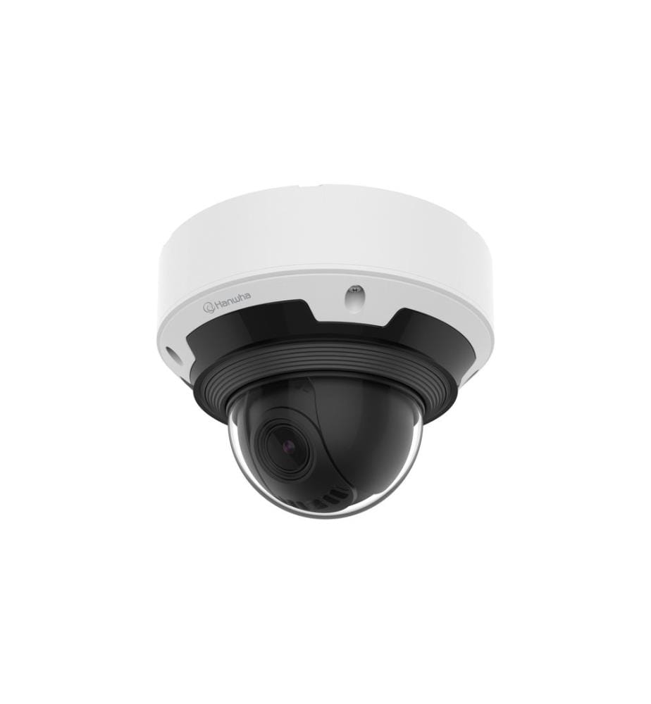 Hanwha Vision Caméra réseau PNV-A7082RZ 4MP AI Dôme extérieur 4.6–9.35 mm
