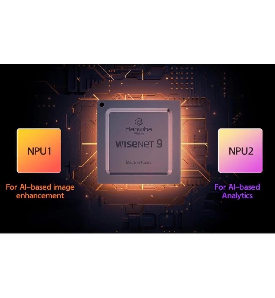 Hanwha Vision Caméra réseau XNF-A8014R 6MP AI IR