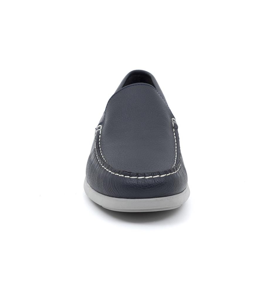 Bootsschuh aus Leder - Blau