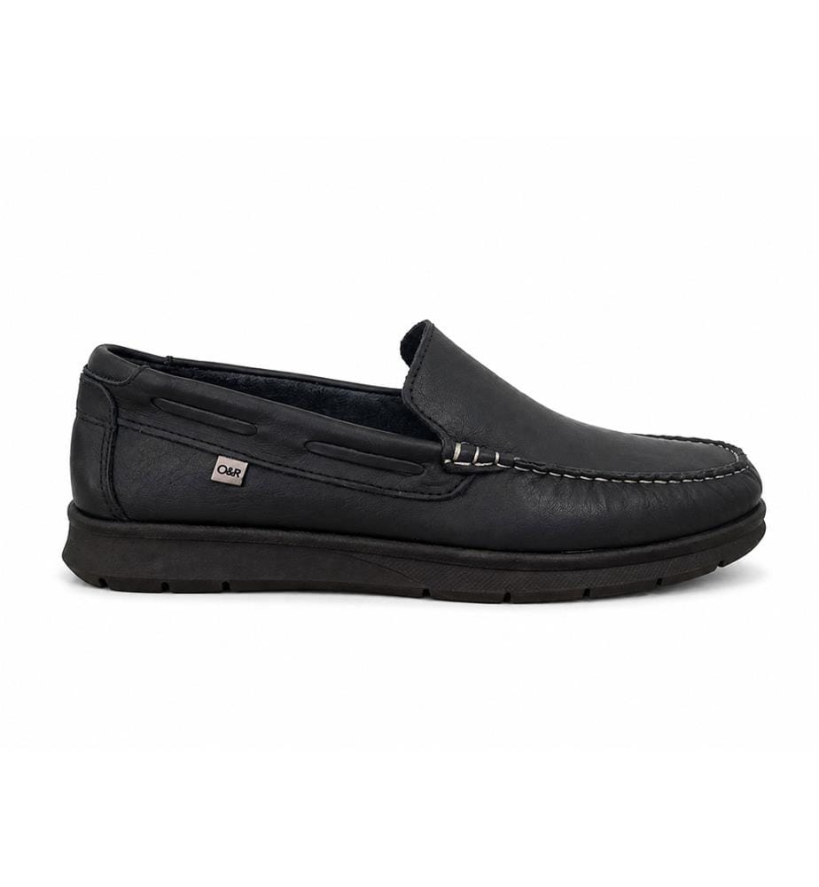 Bootsschuh aus Leder - Blau