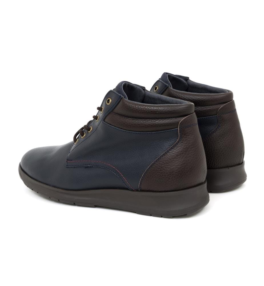 Lederstiefel - Blau