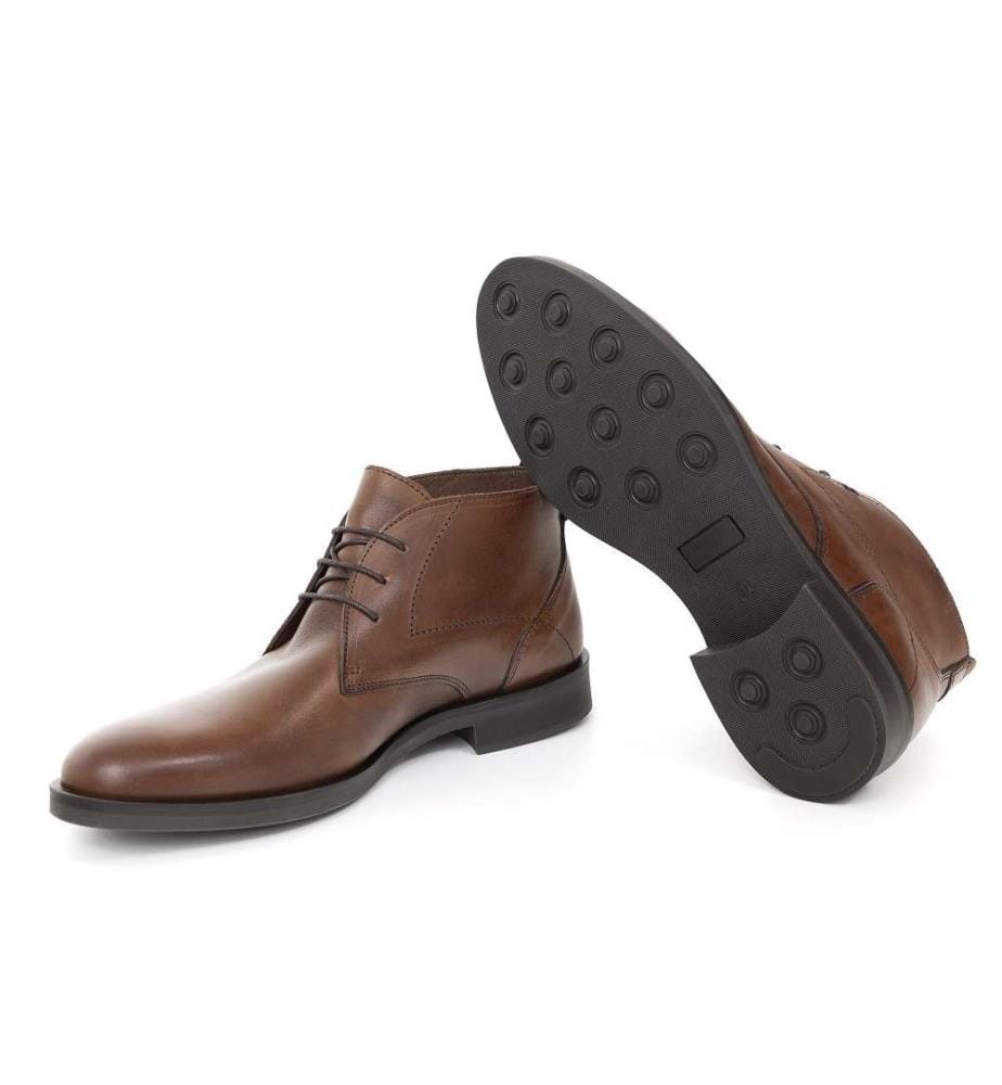 Lederstiefel - Hellbraun