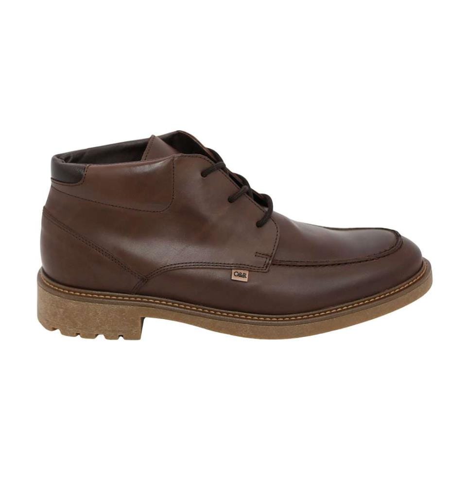 Brauner Lederstiefel