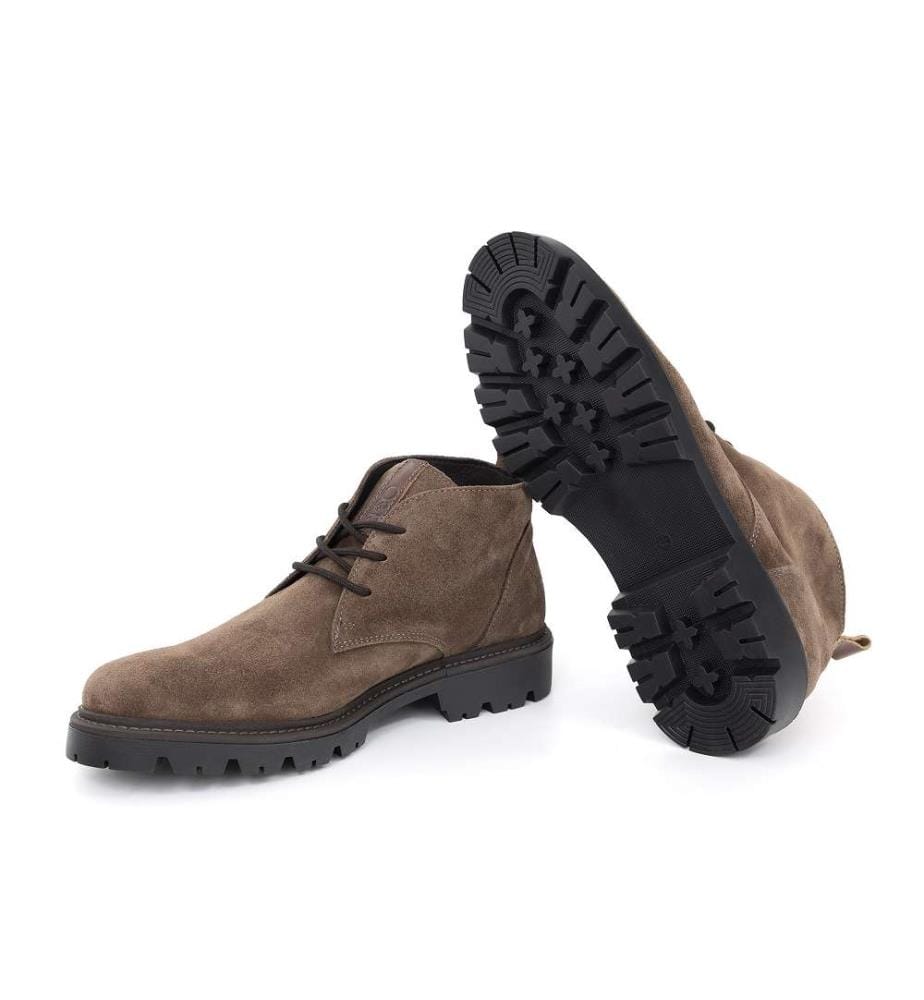 Wildlederstiefel - Grau