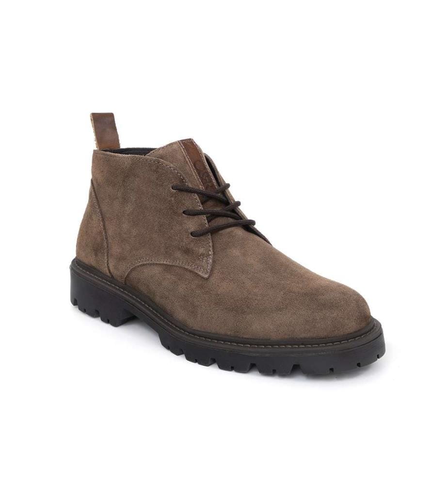 Wildlederstiefel - Grau