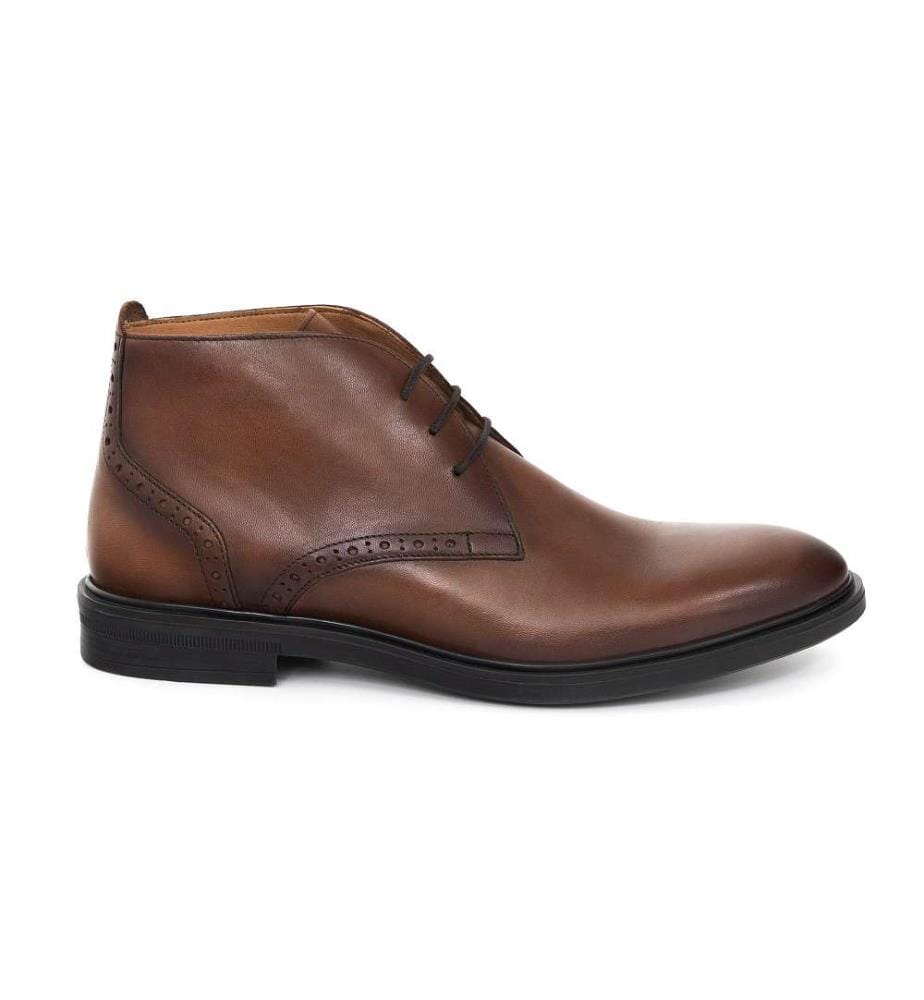 Lederstiefel - Hellbraun