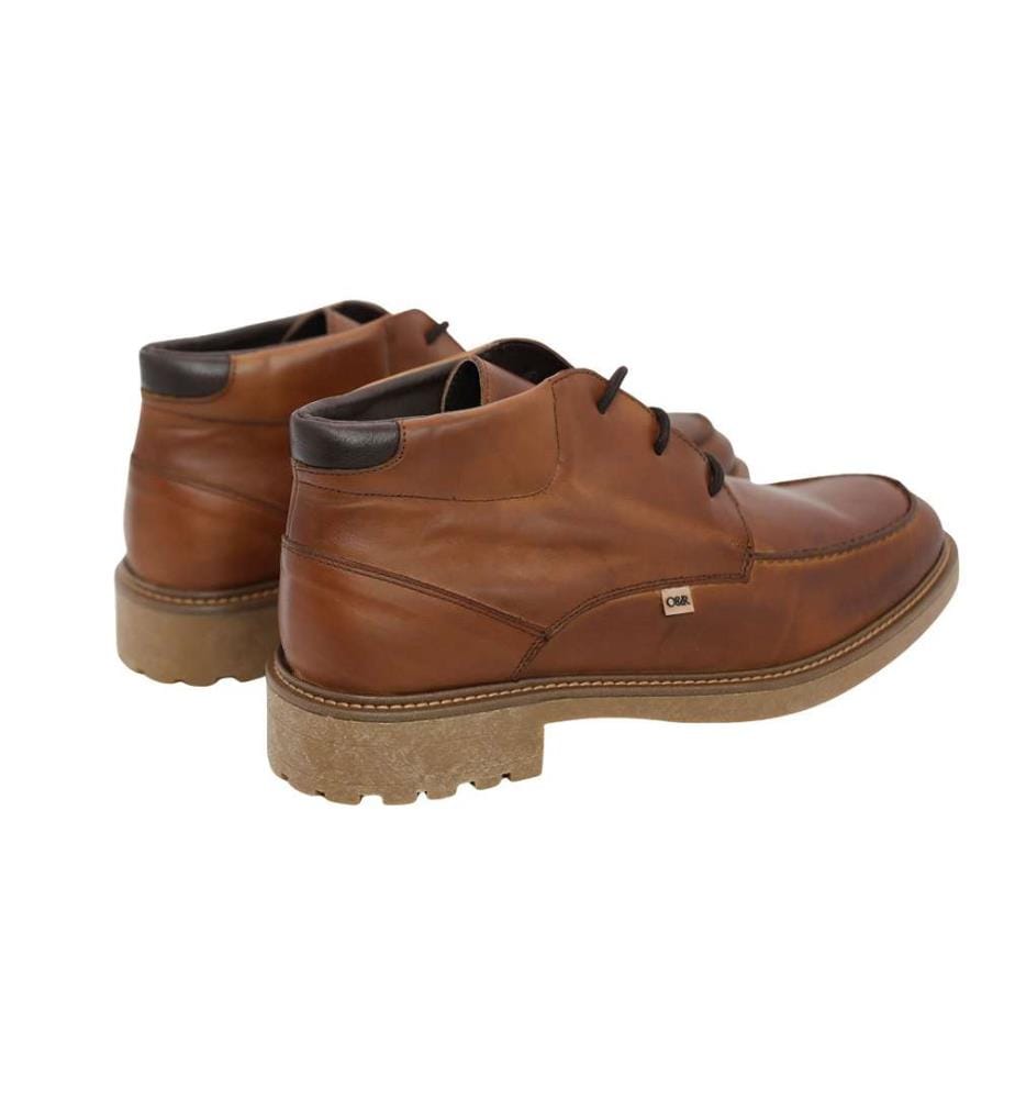Hellbrauner Lederstiefel