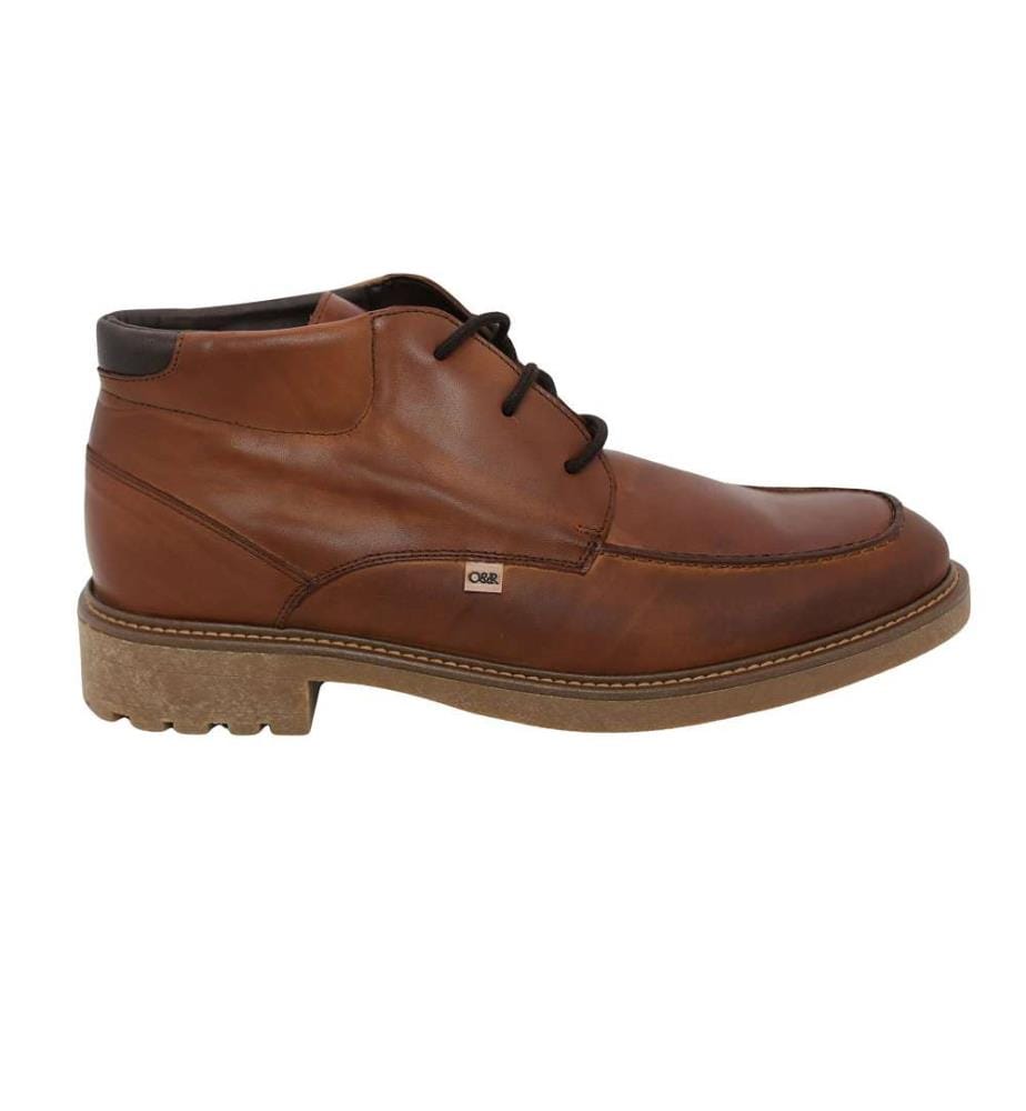 Hellbrauner Lederstiefel
