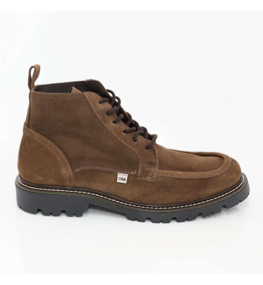 Hellbrauner Wildlederstiefel