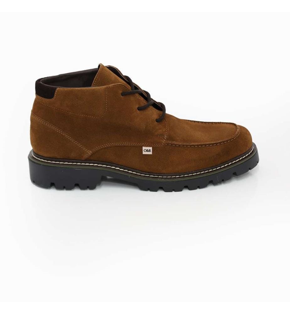 Hellbrauner Wildlederstiefel