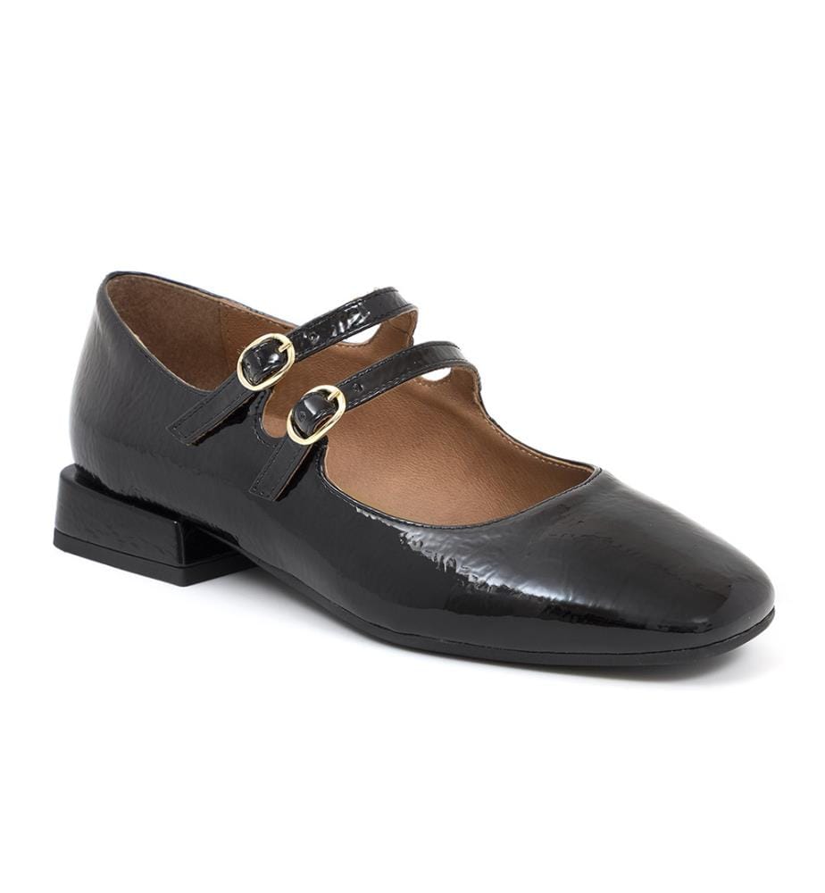 Lackschuhe zum Anziehen - Schwarz
