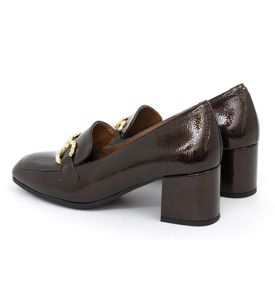 Dressing-Schuhe aus Leder - Bronze
