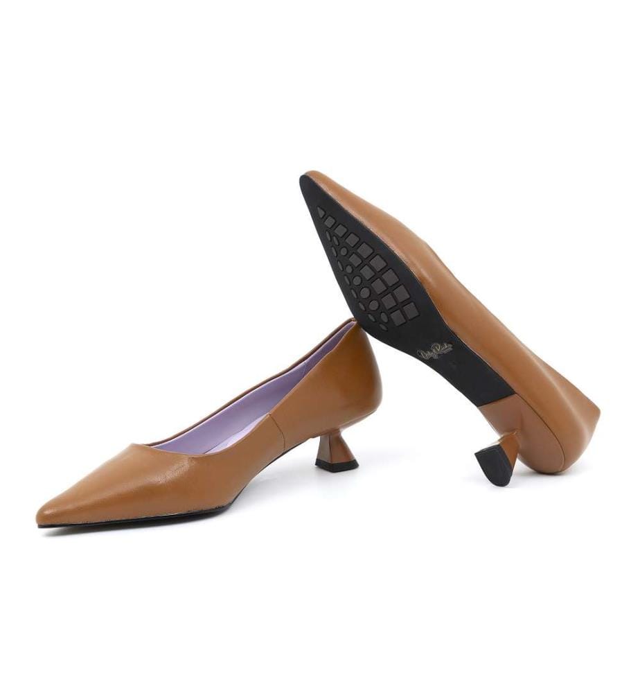 Dressing-Schuhe aus Leder - Hellbraun