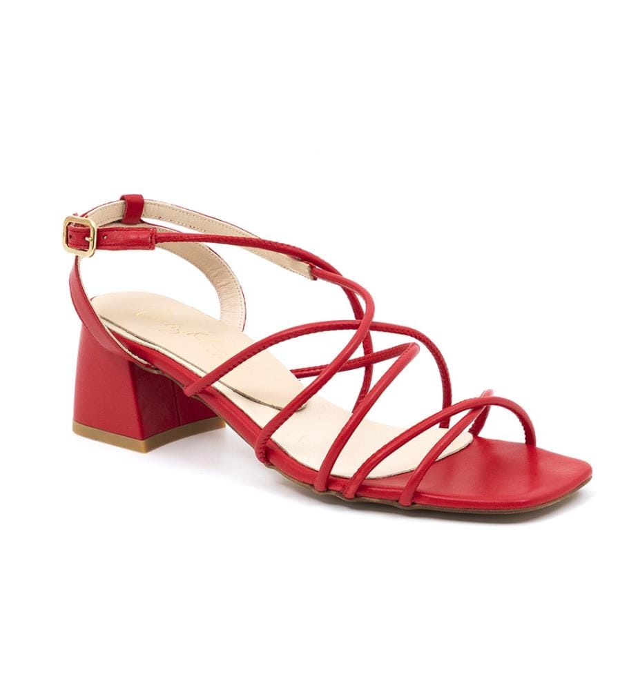 Dressing-Schuhe aus Leder - Rot