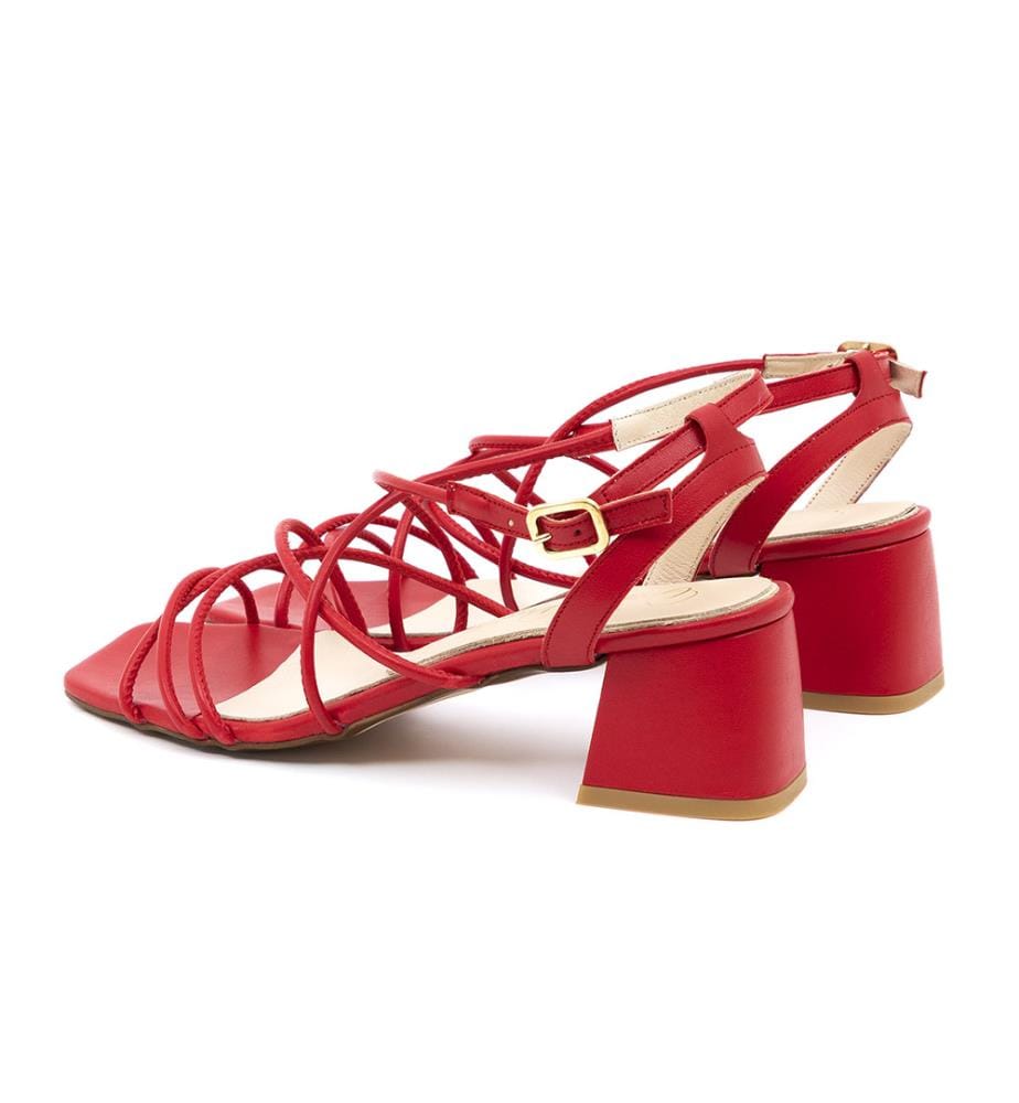 Dressing-Schuhe aus Leder - Rot