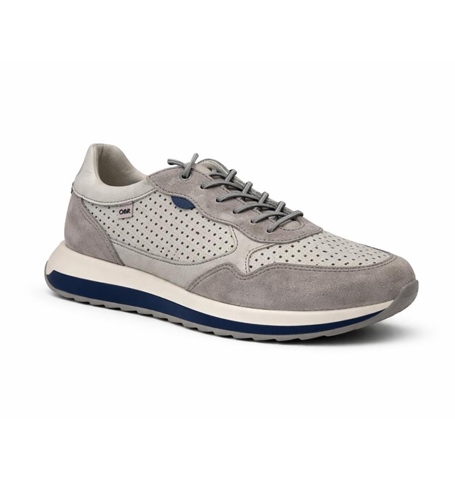 Wildleder-Sportschuh - Grau