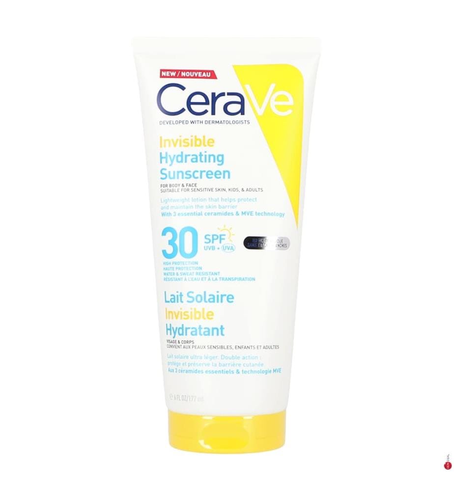 Unsichtbare feuchtigkeitsspendende Sonnenmilch SPF 30 - 177 ml