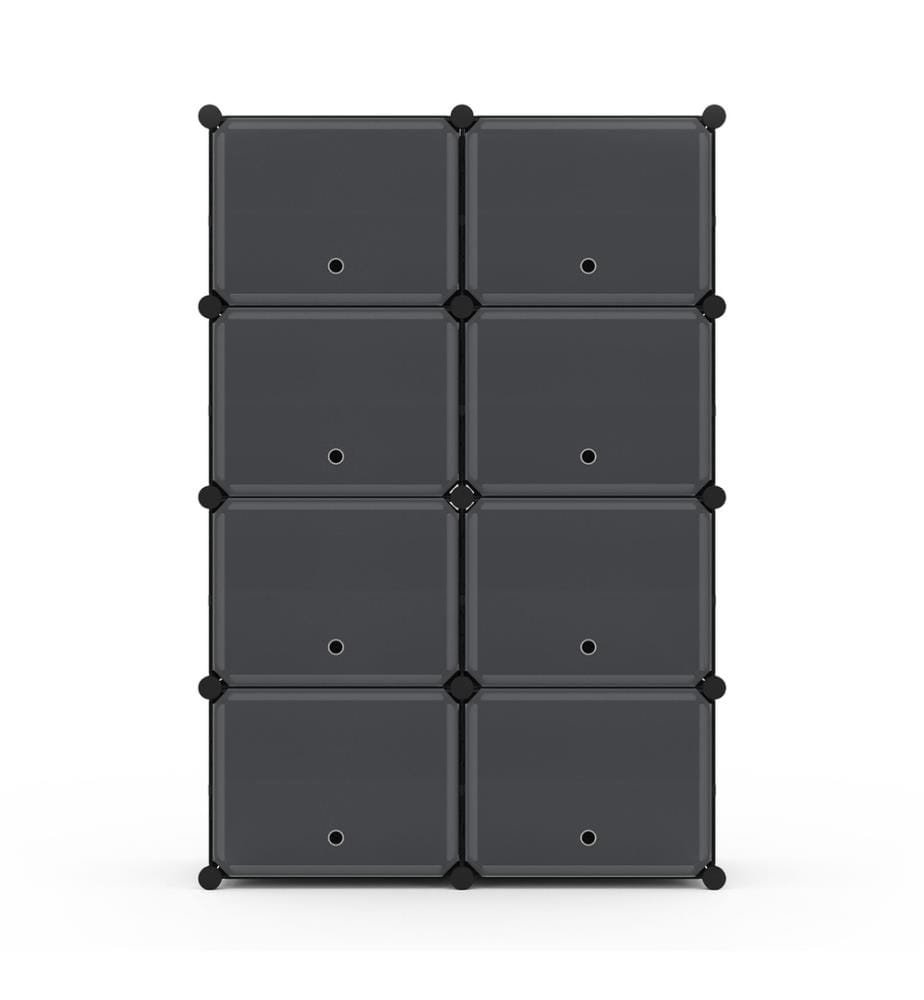 Scarpiera 83 x 32 x 122 cm - Nero