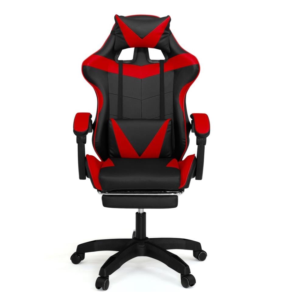 Bürostuhl 63 x 62 x 114-124 cm - Schwarz & Rot