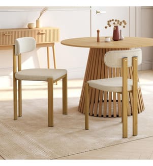 Lot de 2 Chaises Elsa - Beige