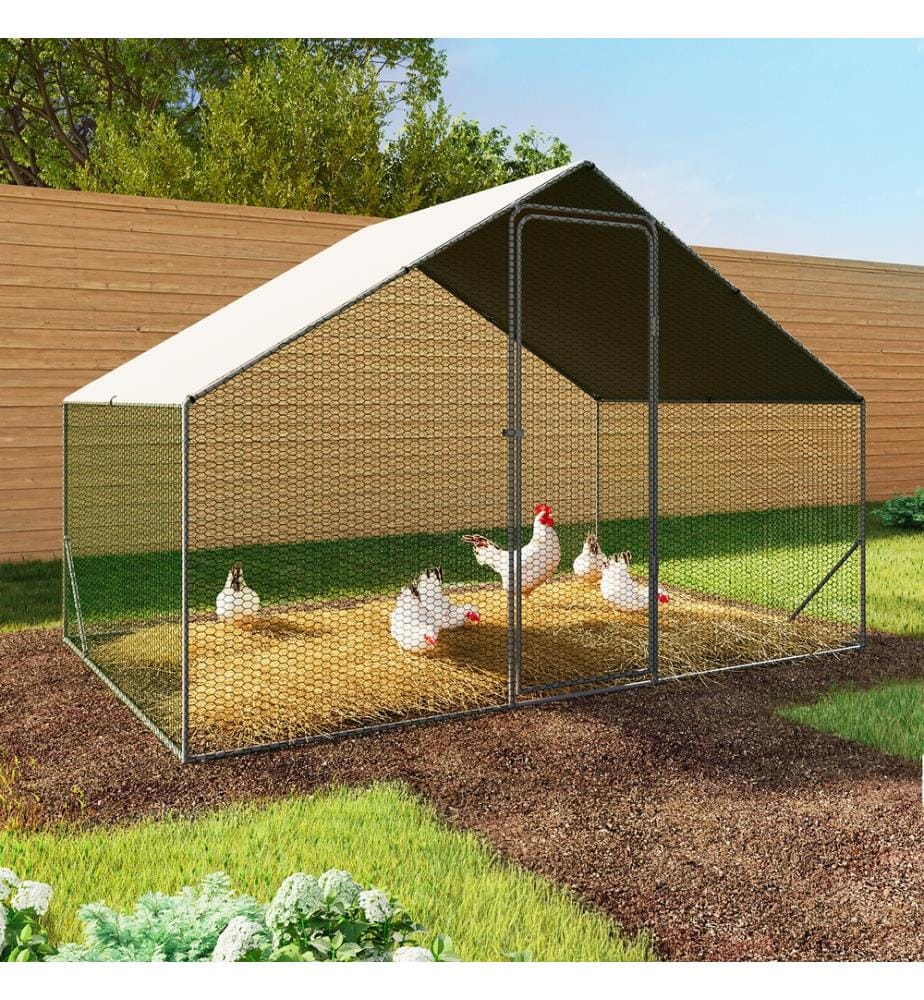 Enclos Extérieur Grillagé Eco 6M² - Multicolore