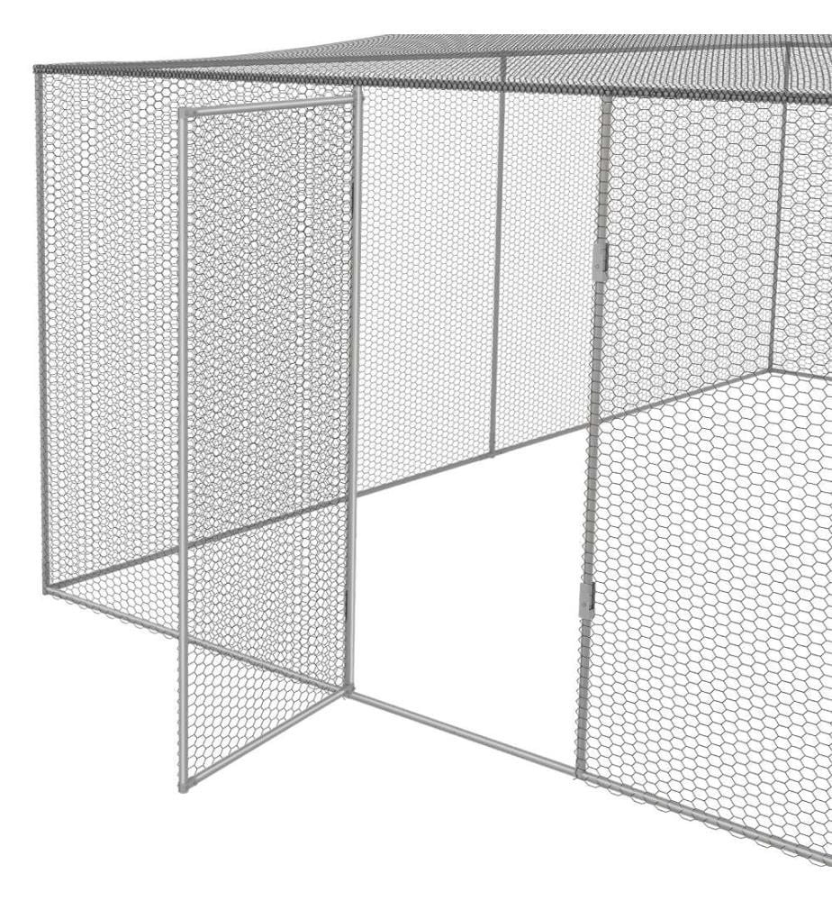 Volière grillagée 12m² - 3x4m