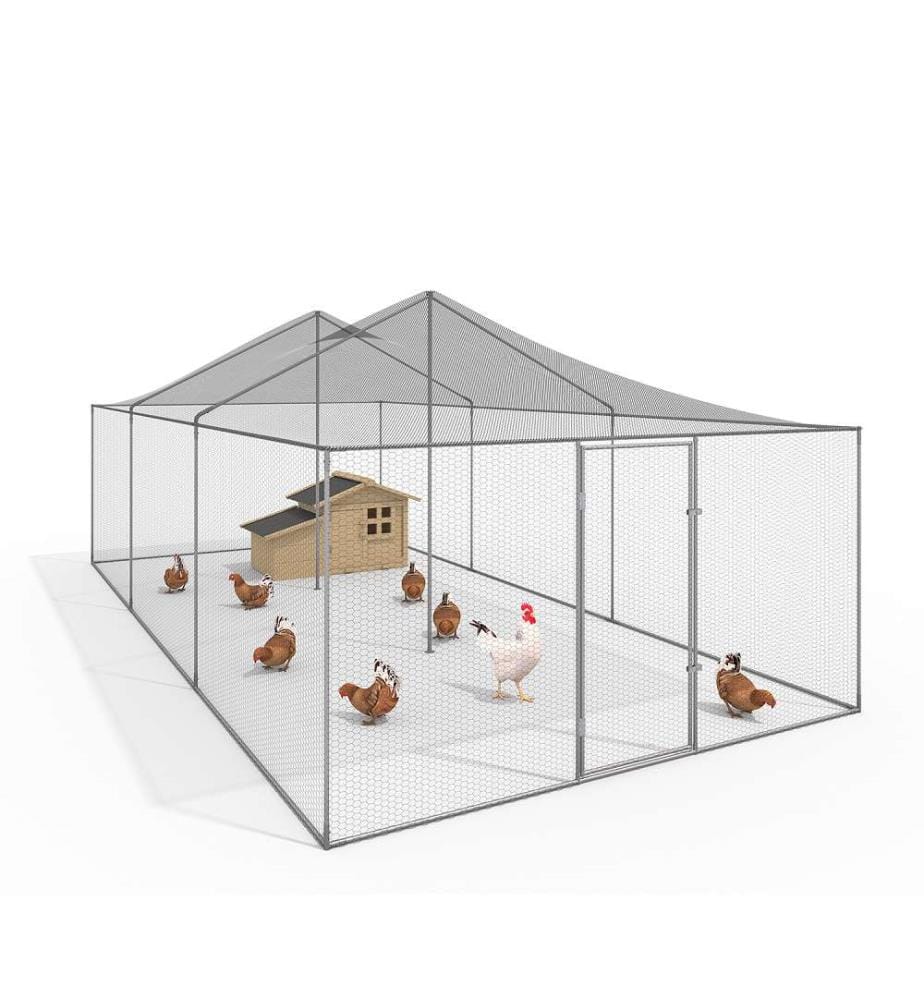 Volière grillagée 18m² - 6x3m