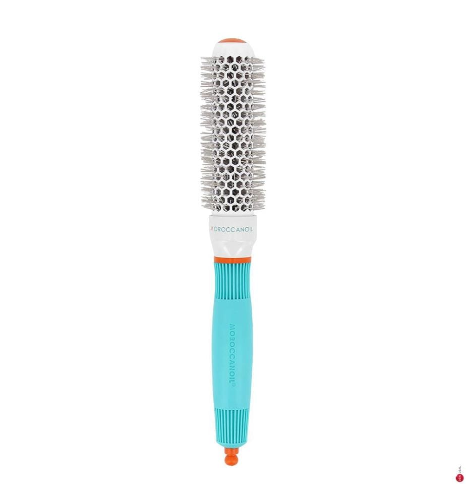 Brosse Ronde en Céramique Ionic Ceramic - 25mm - Bleu et Blanc