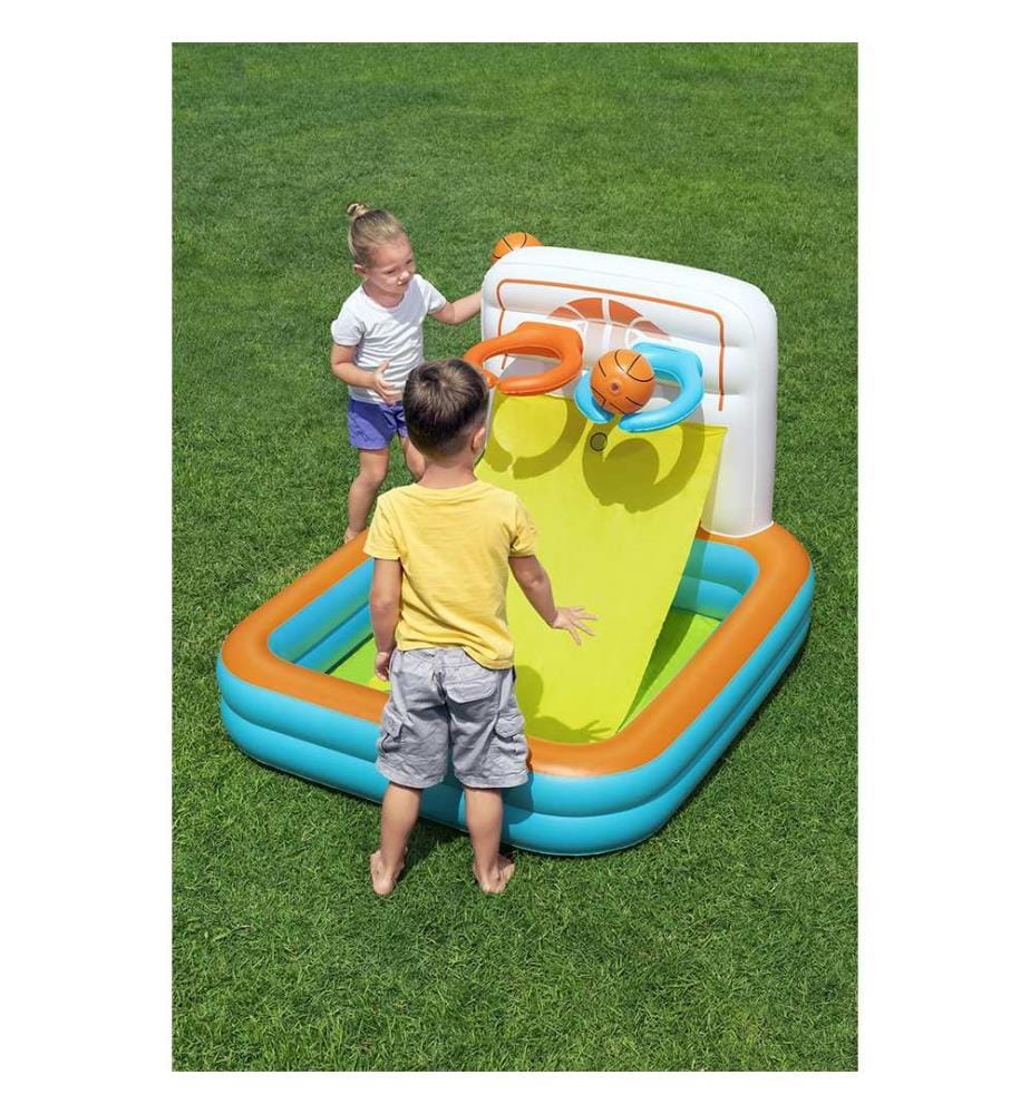 Kick 'N Swish Spielplatz - Blau Orange