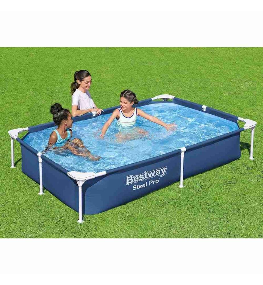 Pool SteelPro™ - Blau und Weiss