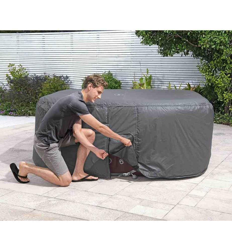 Lay-Z-Spa EnergySense Thermo-Komplettabdeckung 201x201x80 cm - Grau