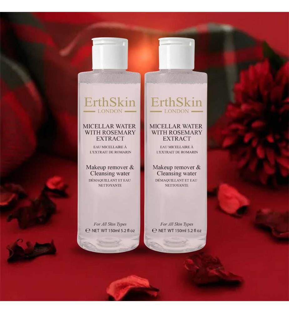 Lot de 2 Eau micellaire à l'extrait de romarin - 150 ml