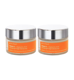 Crème de Nuit Hydratante Vitamin C + Hyaluronic Acid - 2 x 50 ml