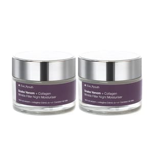 Crème de Nuit Anti-Rides Snake Venom + Collagen - 2 x 50 ml