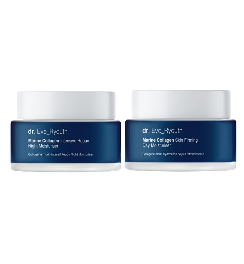 Crème de Jour raffermissante Marine Collagen + Crème de Nuit réparatrice intensive Marine Collagen - 50 ml + 50 ml