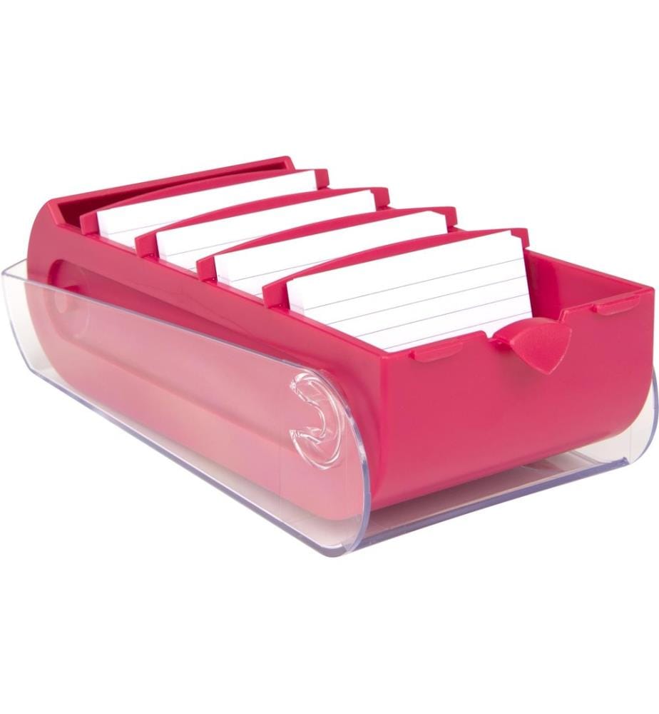 Biella Karteibox Bunny A8 100 Karten, Pink