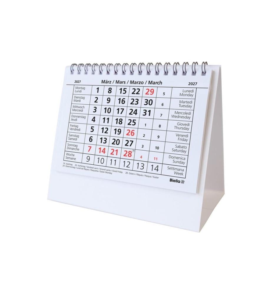 Biella Pultkalender Desktop Basic