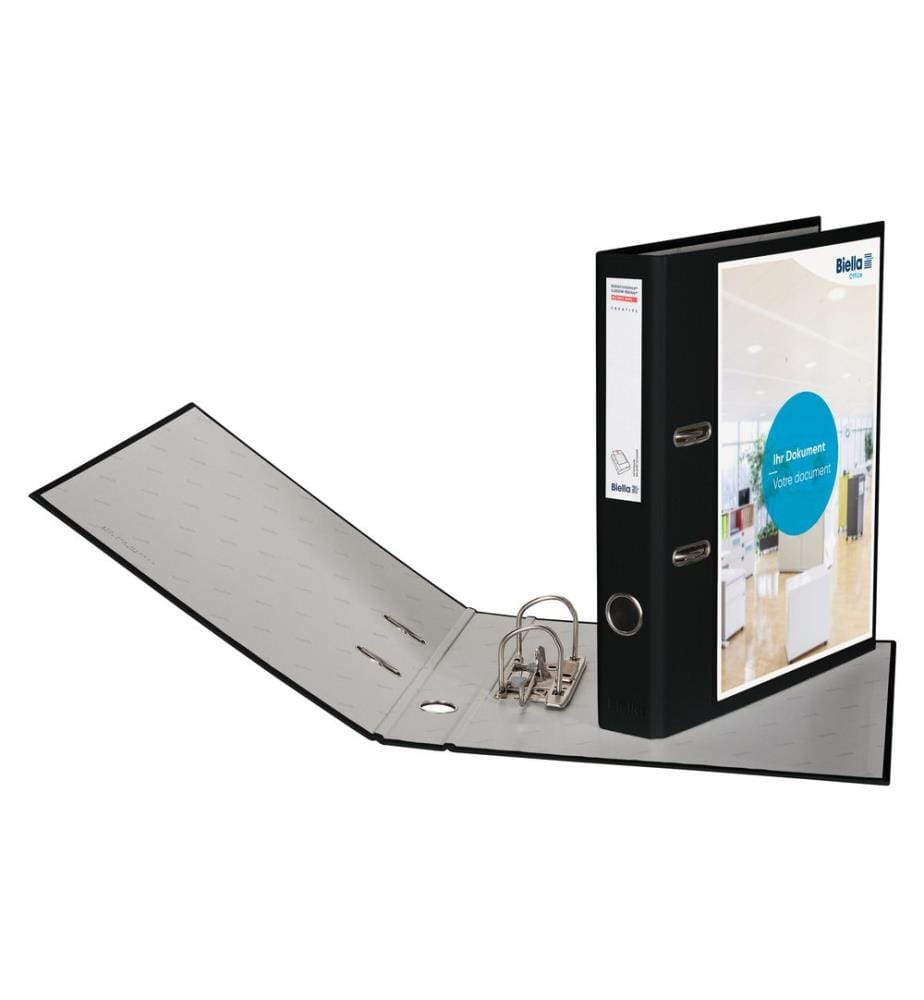 Biella Bundesordner Creative A4 4 cm, Schwarz