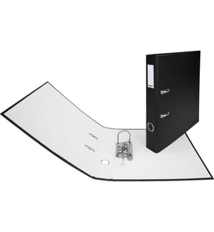 Biella Ordner Plasticolor A4 4 cm, Schwarz