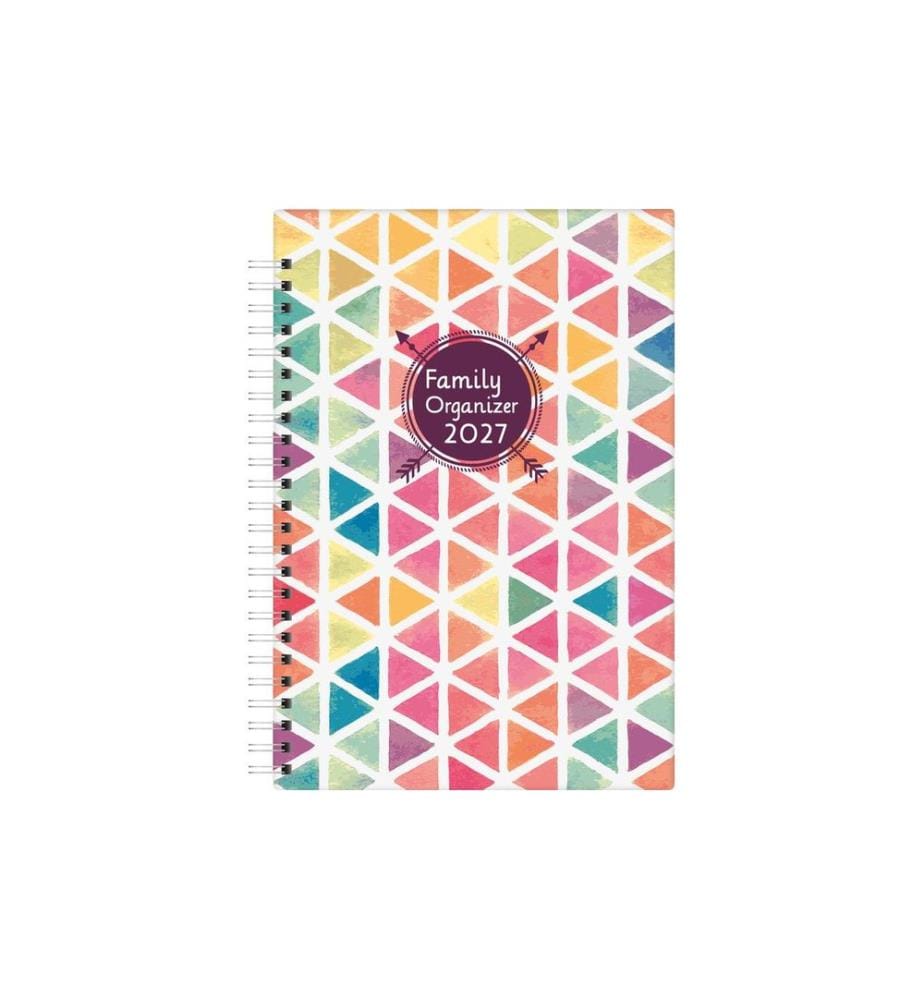 Biella Family Organizer Geometrische Figur, 2027, Mehrfarbig