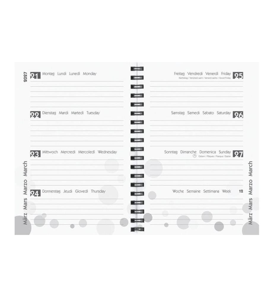 Biella Schulagenda mydiary Wire-O 2026/27 Miami, 12 x 16.5 cm
