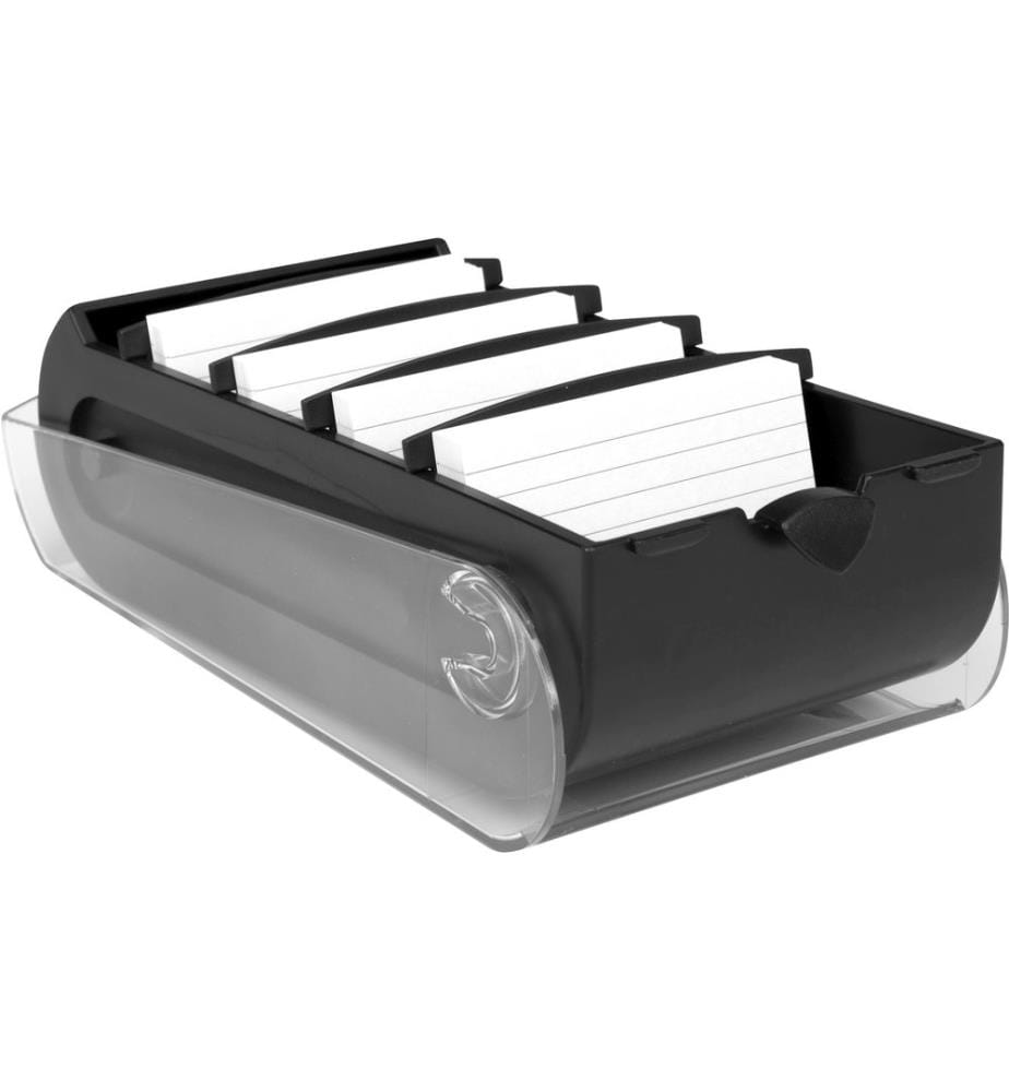 Biella Karteibox Bunny A8 100 Karten, Schwarz