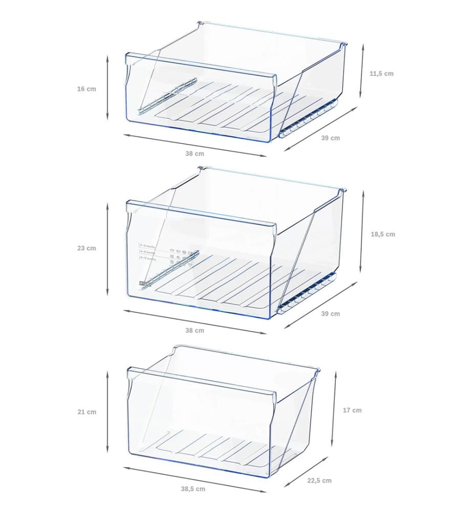 Tischgefrierschrank Serie 2 85 x 56 cm - Weiss