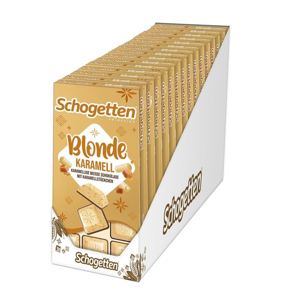 15x Schogetten Blonde Caramel - 100g