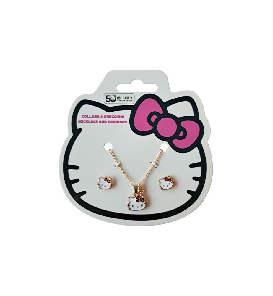 Sombo Hello Kitty Halskette und Ohrringe