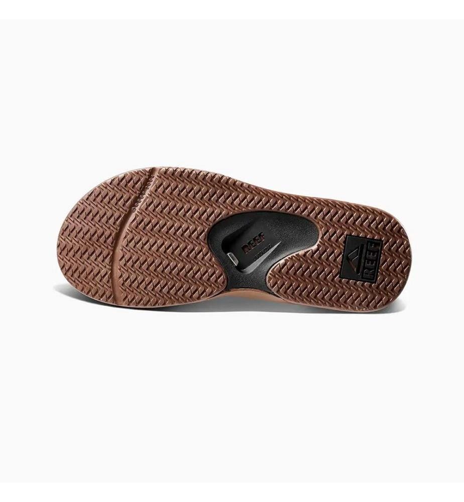 Tongs Fanning - Noir et Marron