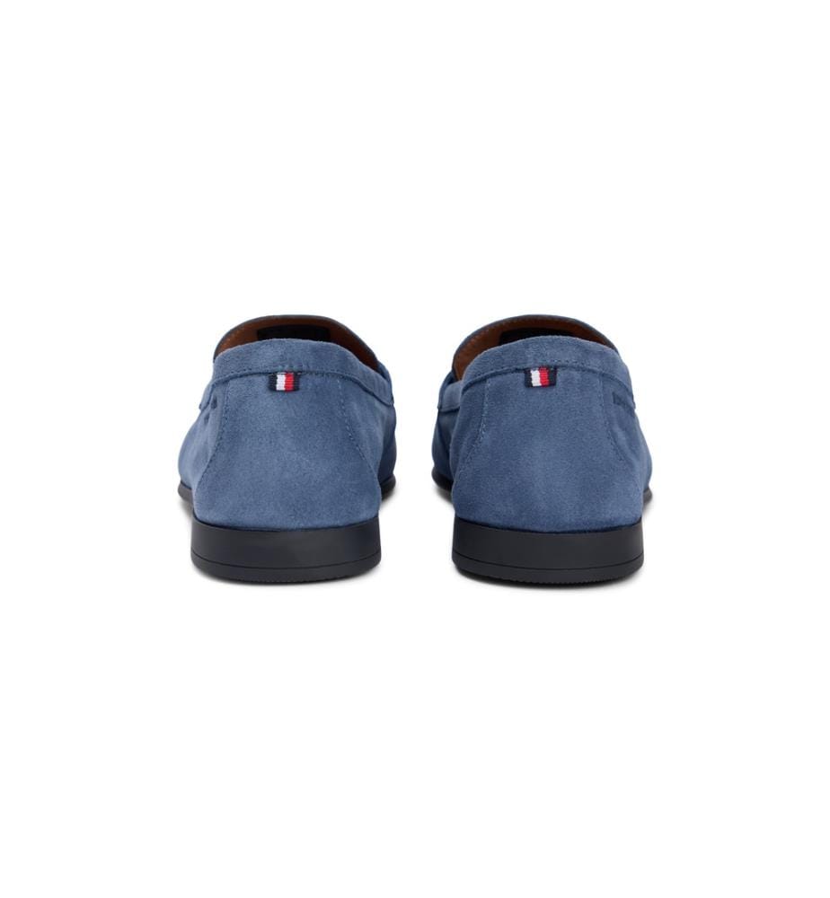 Suede loafers with soft sole - Navy Blue