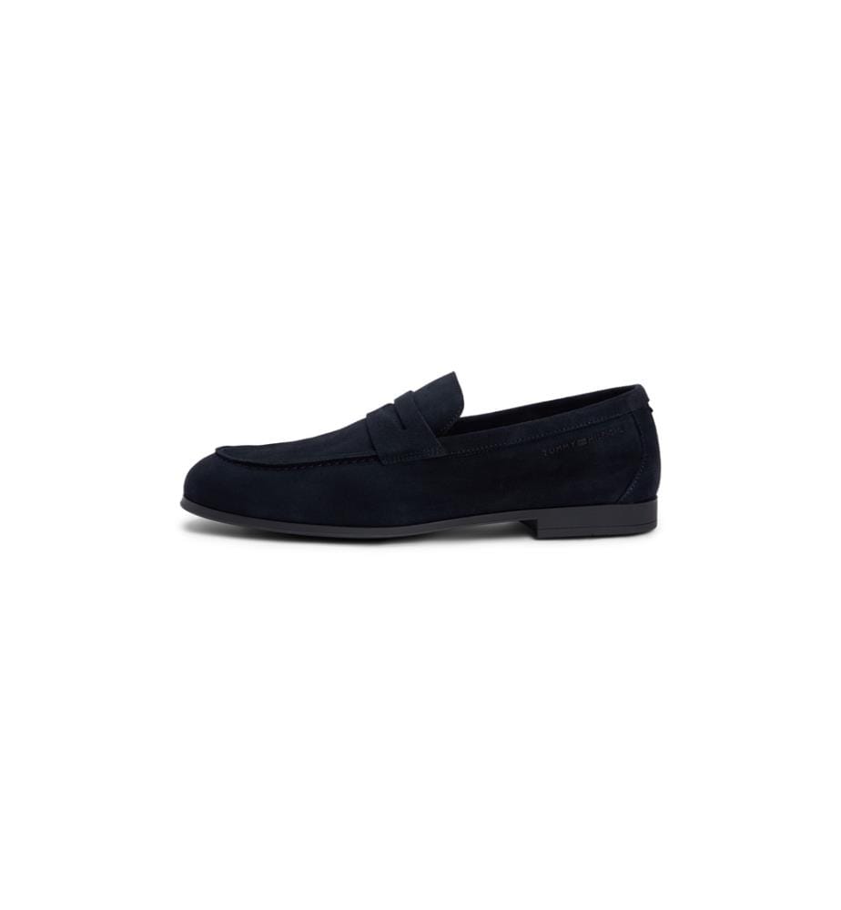 Soft Suede Loafers - Black